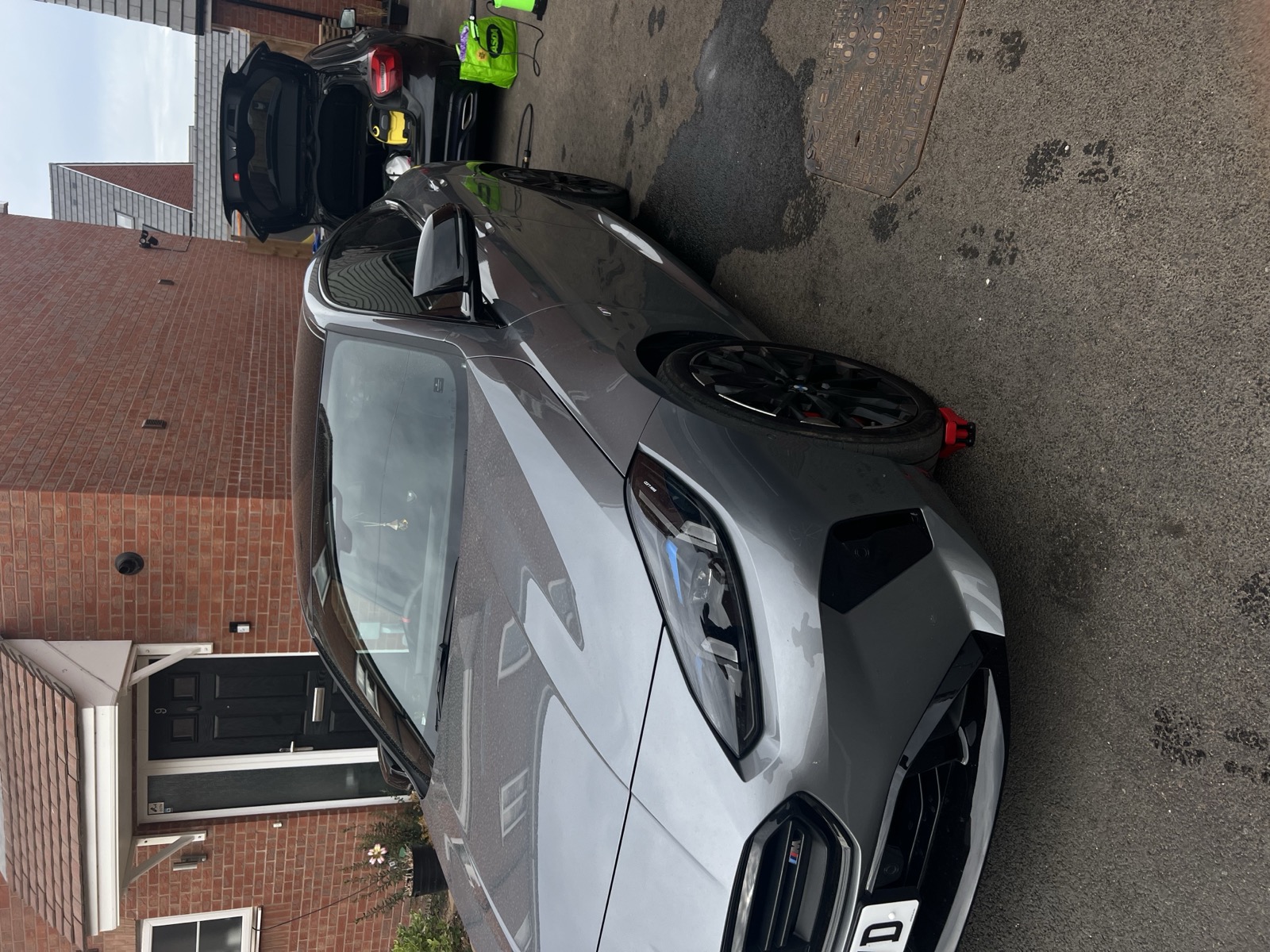 BMW 2 Series exterior detail, grey paintwork