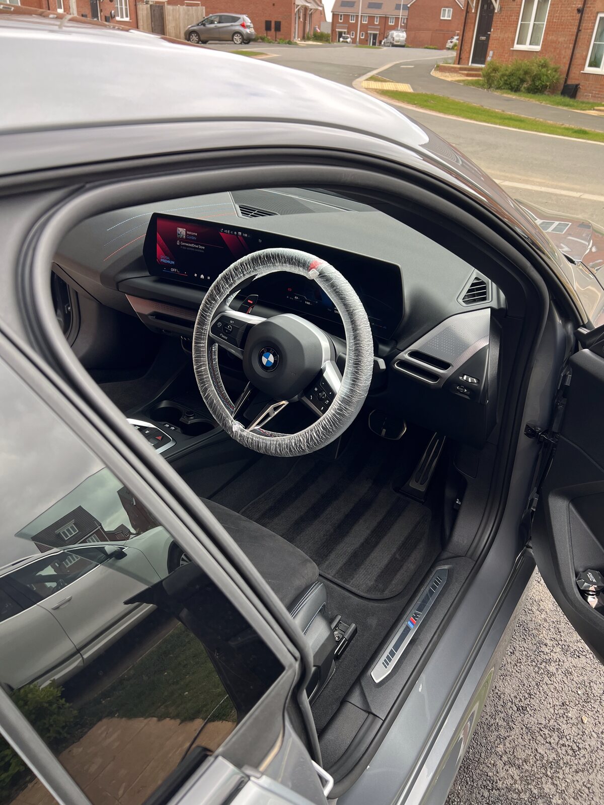 Spotless detailed BMW interior and cockpit